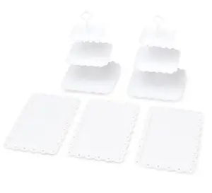 Square Cake Stand & Appetiser Tray Set Pukkr