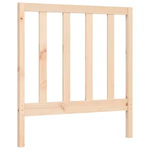 Berkfield Bed Frame with Headboard 90x200 cm Solid Wood