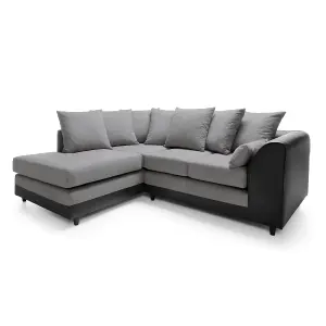 Dylan Corner Sofa Left Facing in Cool Grey