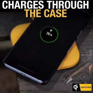 Dewalt Wireless QI Fast Charging Phone Charger Pad with Kevlar Type C USB Cable