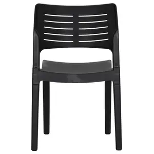 Berkfield Garden Chairs 2 pcs Anthracite Polypropylene