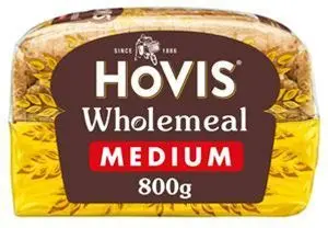 Hovis Medium Sliced Wholemeal Bread 800G