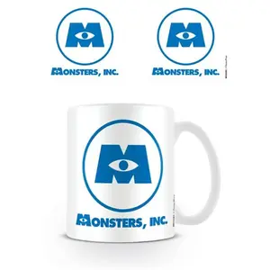 Monsters Inc Logo Mug White/Blue (One Size)