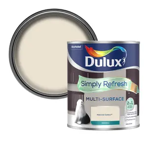 Dulux Simply Refresh Natural Calico Eggshell Multi-surface Emulsion paint, 750ml