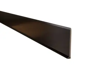 ILCOM Stainless steel Skirting board 100mm x 2700mm - Black Polished