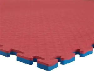 Bigdug 20mm EVA Jigsaw Gym Mat | 1000 X 1000mm | Red & Blue