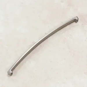 384mm Brushed Nickel Cabinet Handle Square Bow Cupboard Door Drawer Pull Wardrobe Furniture Replacement