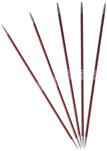 ZING DP 15X2.5 - Zing: Knitting Pins: Double-Ended: Set of Five: 15cm x 2.50mm - KnitPro