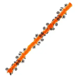 Halloween Tinsel Decoration Halloween Party, Trick or Treat 2m Spider