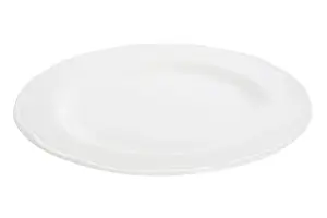 Essentials by Premier Quinn Large Embossed White Plate