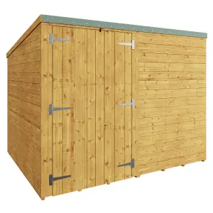 BillyOh Master Tongue and Groove Pent Wooden Shed - Pressure Treated - 8x6 - Windowless