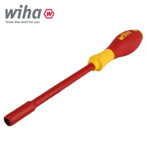 Wiha Hex Driver Screwdriver 1000v VDE Electrician 5mm Hex SoftFinish grip 00855