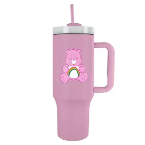 Care Bears Cheer Bear 1L Travel Mug Pink/White (One Size)