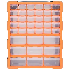 Berkfield Multi-drawer Organiser with 39 Drawers 38x16x47 cm