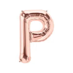 Realmax P Foil Balloon Rose Gold (One Size)