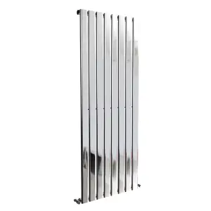 Right Radiators 1600x544 mm Vertical Single Flat Panel Designer Radiator Chrome