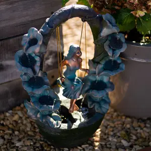 Primrose Secret Garden Swing Cascading Water Feature 61cm