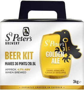 St Peters Beer Kits - St Peters Golden Ale Home Brew Kit - United Kingdom - Suffolkl8