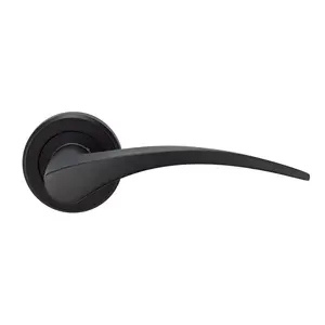 Serozzetta Latch Door Handle (Set of 2) Matt Black