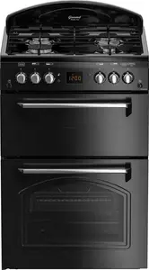 Leisure CLA60GAK 60cm Gas Double Oven Cooker - Black