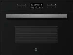 GoodHome GHCPO45 Built-in Compact Combination microwave - Gloss black