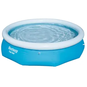 Bestway 3.05m x 0.76m Fast Set Water Paddling Swimming Pool Set with Pump