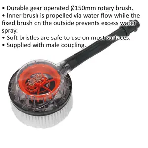 Rotary Flow Through Brush - Suitable for ys06419 & ys06420 Pressure Washers