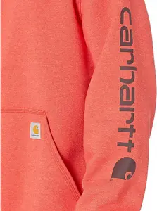 Carhartt Loose Fit Midweight Logo Sleeve Graphic Sweatshirt Currant Heather XS