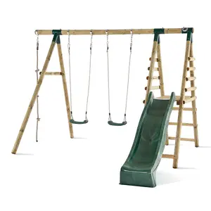 Plum Giant Baboon Wooden Swing Set