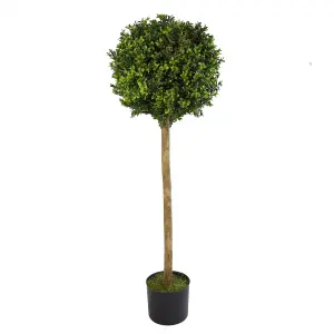 120cm (4ft) Artificial Boxwood Buxus Ball Topiary Tree