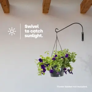 LIVIVO 16-Inch Swivel Hanging Basket Bracket