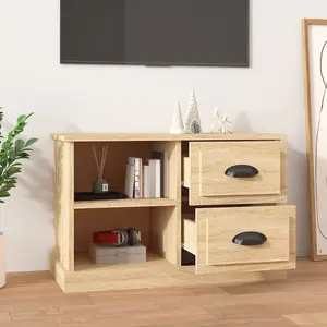 Berkfield TV Cabinet Sonoma Oak 73x35.5x47.5 cm Engineered Wood