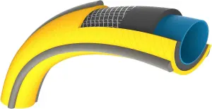 Hozelock Tricoflex Ultraflex Hose, Yellow, 12.5 mm x 30 m