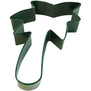 Anniversary House Palm Tree Poly-Resin Coated Cookie Cutter Green (One Size)