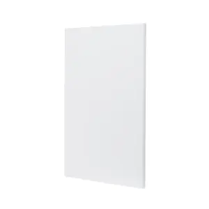 GoodHome Alpinia Matt white tongue & groove shaker Standard Base Clad on base panel (H)900mm (W)610mm