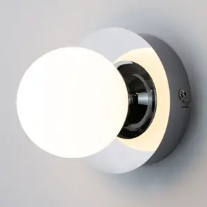 Polished Chrome 5W LED Bathroom Wall Light