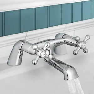 Nes Home Victorian Traditional Bathroom Bath Filler Tap