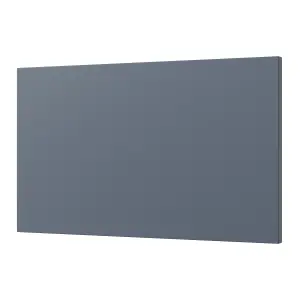 GoodHome Alisma Matt blue slab Standard Drawer end panel (H)340mm (W)595mm, Pack of 2