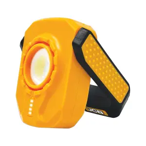 JCB Pocket 1000 lm Rechargeable Worklight, 8hr Runtime, 3 Settings, Magnetic Stand, USB-C-JCB-WL-POCKET