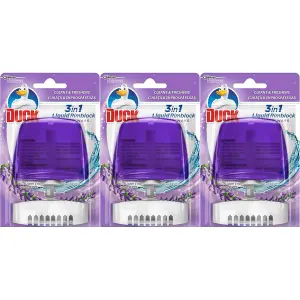 Toilet Duck Rimblock Holder Purple, 55ml (Pack of 3)