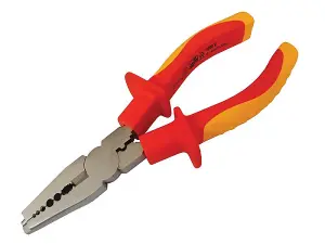 Faithfull VDE01008 VDE Electricians Pliers 170mm FAIPLVDECEP6