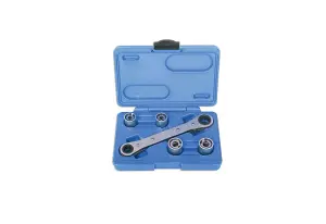 Laser Tools 4462 5pc Stud Remover Set with 'Go-Thru' Ratchet Spanner