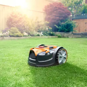 LawnMaster VBRM16 OcuMow™ MX 24V Drop and Mow Robotic Lawnmower with Battery and Charger - 2 Year Guarantee