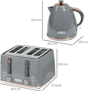 Kettle And Toaster Set HOMCOM