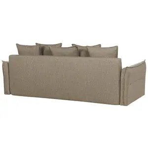 Beliani Modern Sofa Bed KRAMA Brown