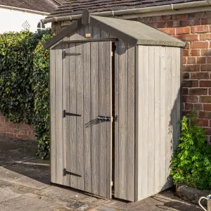 Rowlinson 4X3 Heritage Shed with Dark Grey Trim