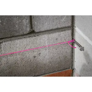 Sealey Braided Pink Nylon Brick Line 76m Length Sustainable Easy To Use BLP1