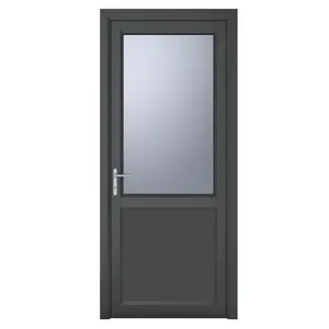 Upvc Single Door White / Right Hand/Inswing / 209cm H x 92cm W x 7cm D