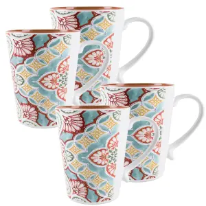 Purely Home Rio Corte Melamine Mugs - Set of 4