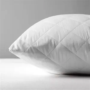 John Lewis Natural Cotton Quilted Standard Pillow Protector